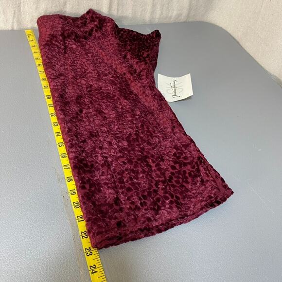 VTG Jessica Tierney Womens Y2K Velvet Burnout Top Size 6 Fairy Grunge Whimsigoth - Picture 9 of 11